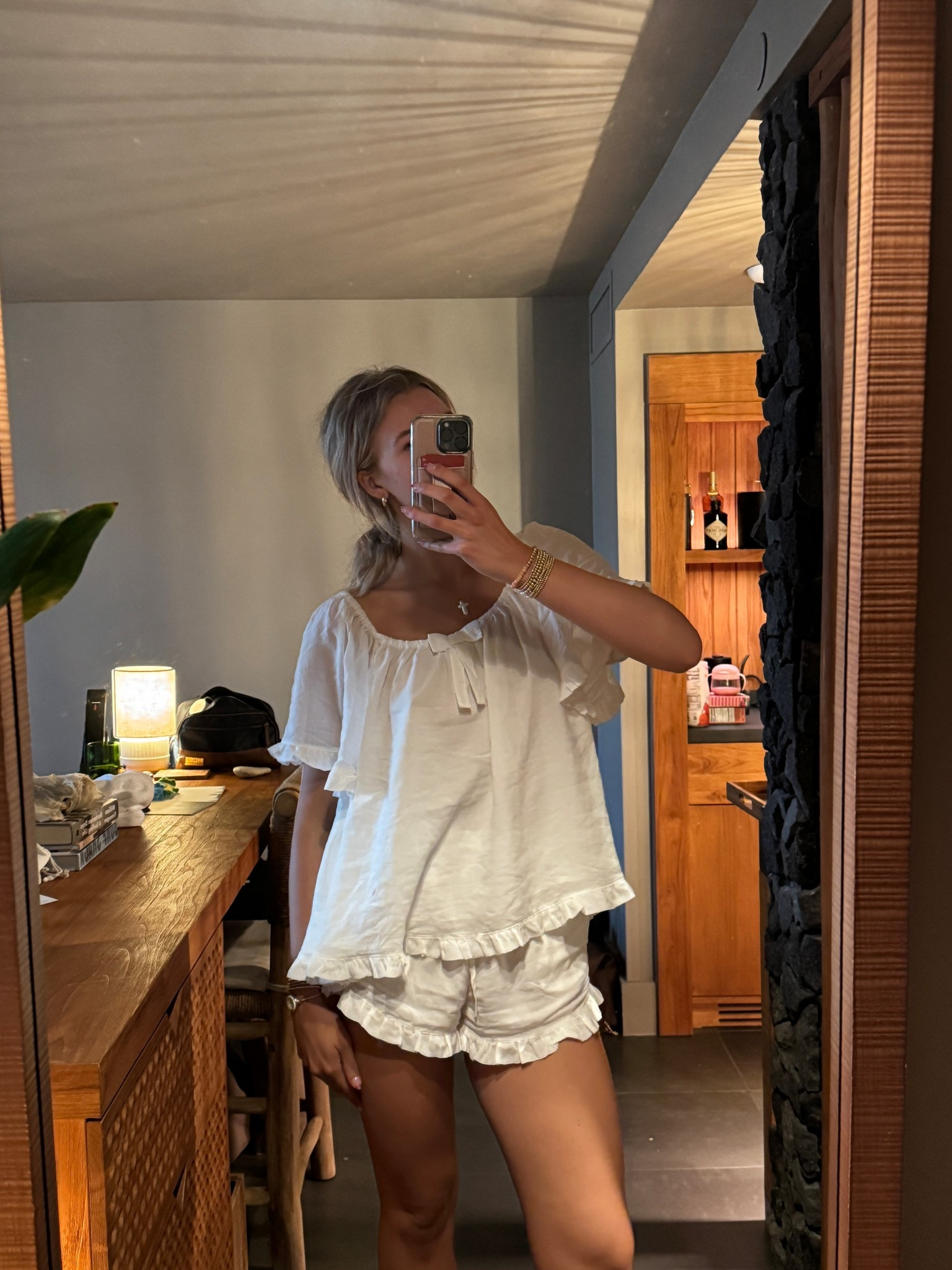 my pjs this AM🤍

#LTKmomlife #LTKTravel #LTKootd