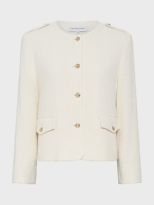 Gerard DarelRonie Tweed Jacket, Ecru | John Lewis (UK)
