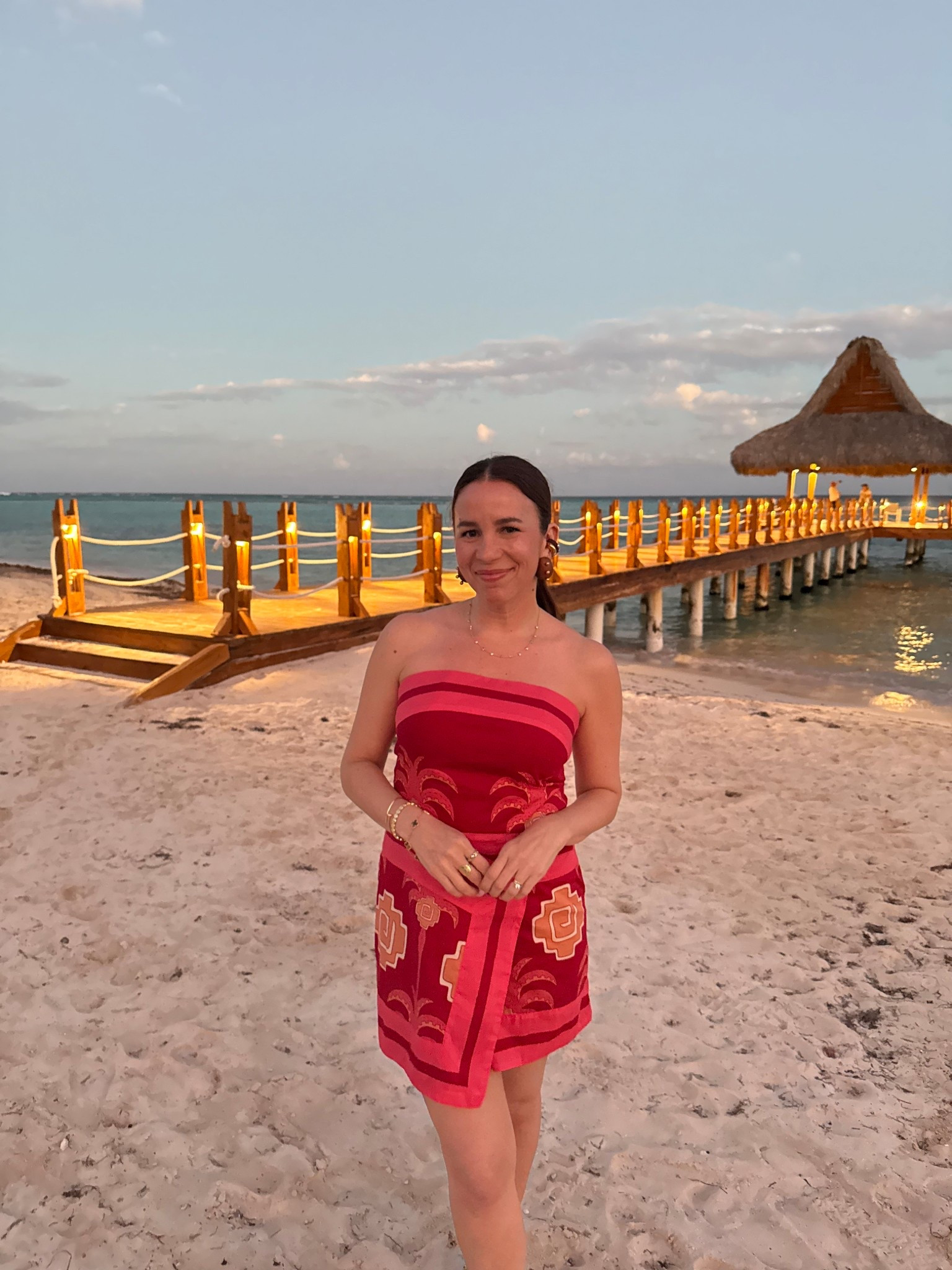 I have been saving this dress for a special occasion and las night was it. I felt so comfortable and chic. True to size or size down - it has an elastic back ❤️🧡

#LTKOver40 #LTKootd #LTKSeasonal