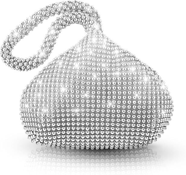 simarro Damen Abend Clutch Tasche, Handtaschen für Frauen Strass Funkelnde Strass Schulter Glitz... | Amazon (DE)