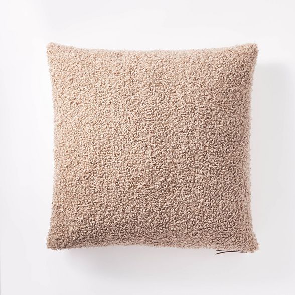 Boucle Throw Pillow with Exposed Zipper - Threshold™ designed with Studio McGee | Target