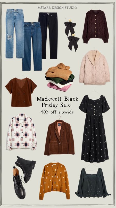 Early Black Friday Sale...Madewell 40% off site wide! 

#workwear #holidayoutfit #outerwear #madewelljeans

#LTKHoliday #LTKsalealert #LTKworkwear