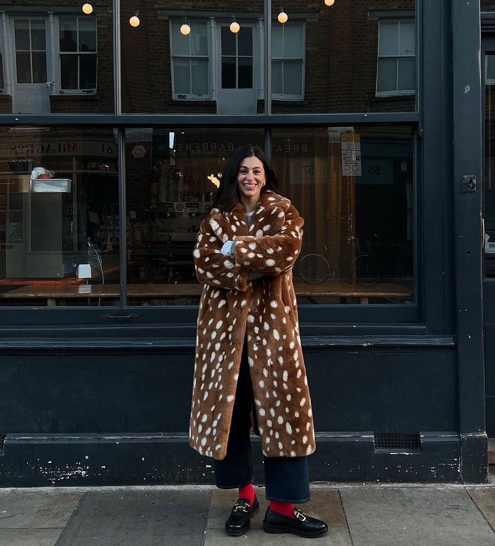 Jakke, Free people, & other stories, Boden, Asos, Amazon, Falke, The outnet, transitional outfit, transitional style, winter outfit, winter fashion, fur coat, faux fur coat, animal print coat, wide leg jeans, cropped jeans, grey jumper, oversized jumper, black loafers, leather loafers, red socks, winter outfit ideas, statement jacket, style inspiration 

#LTKstyletip #LTKSeasonal #LTKeurope