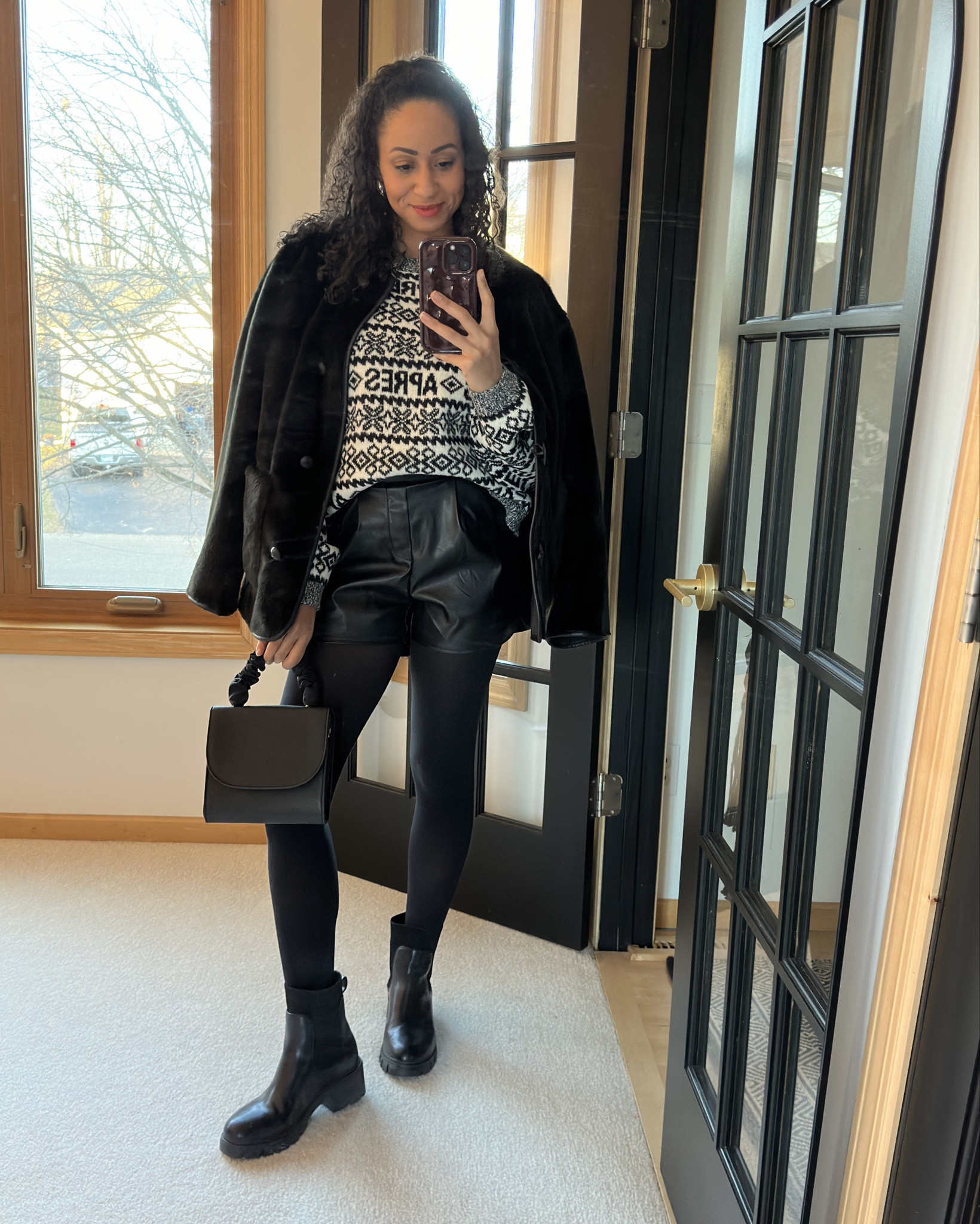 In love with this cozy, warm, chic and comfy winter outfit. Everything I care about in the colder months. 🖤🤍🖤

Update: I walked around all day long in these boots and they are soo comfy! 

#LTKHoliday #LTKCyberWeek #LTKGiftGuide