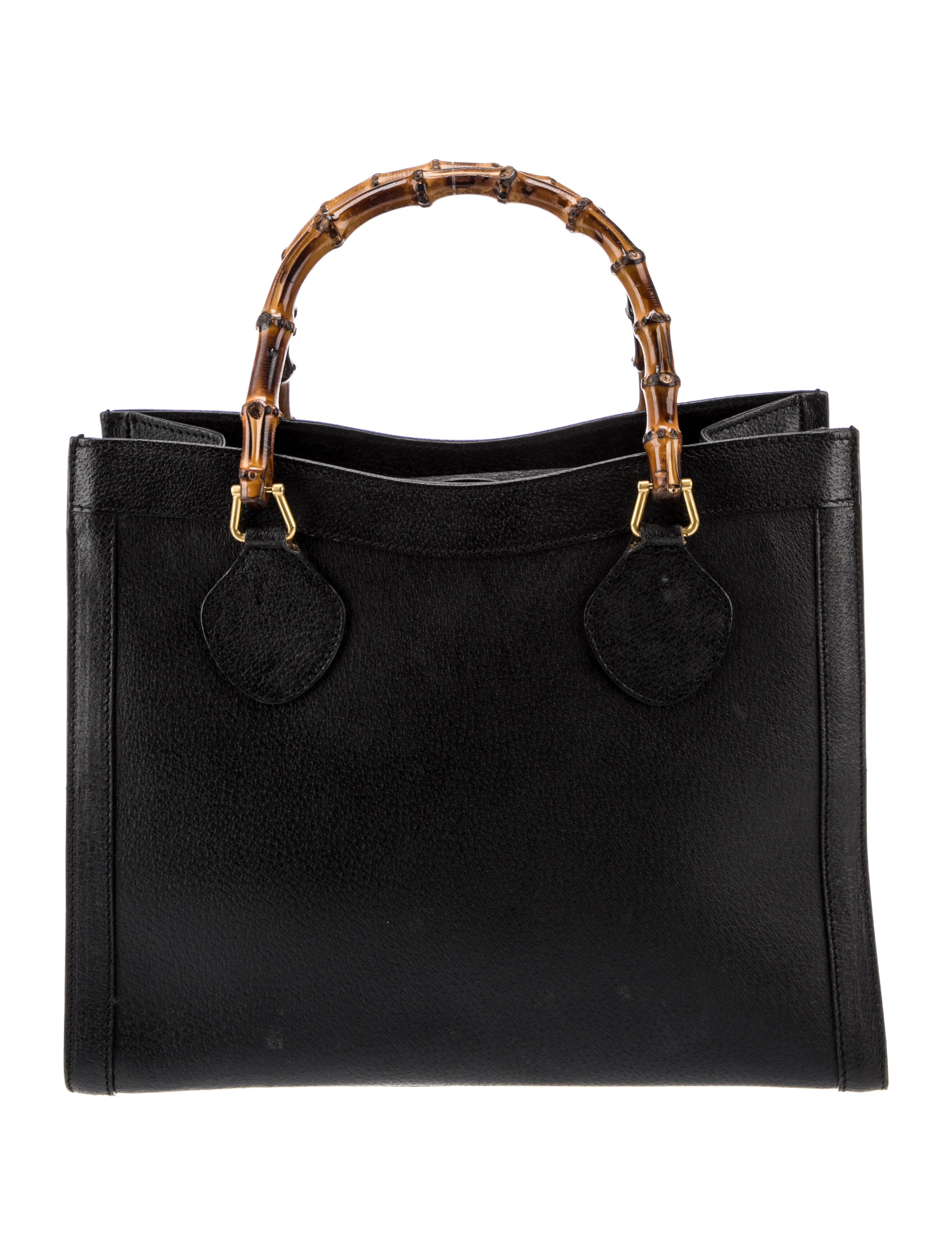 Vintage Leather Bamboo Diana Tote | The RealReal