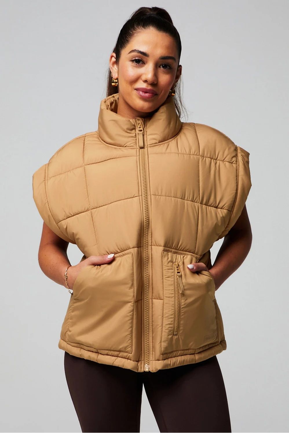 Cloud Nine Oversized Puffer Vest | Fabletics - North America