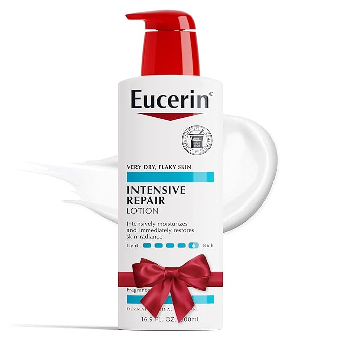 Eucerin Intensive Repair Body Lotion for Dry Skin with Alpha Hydroxy, Moisturizes, Exfoliates and... | Amazon (US)