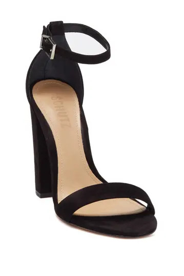 Enida Suede Block Heel Sandal | Nordstrom Rack