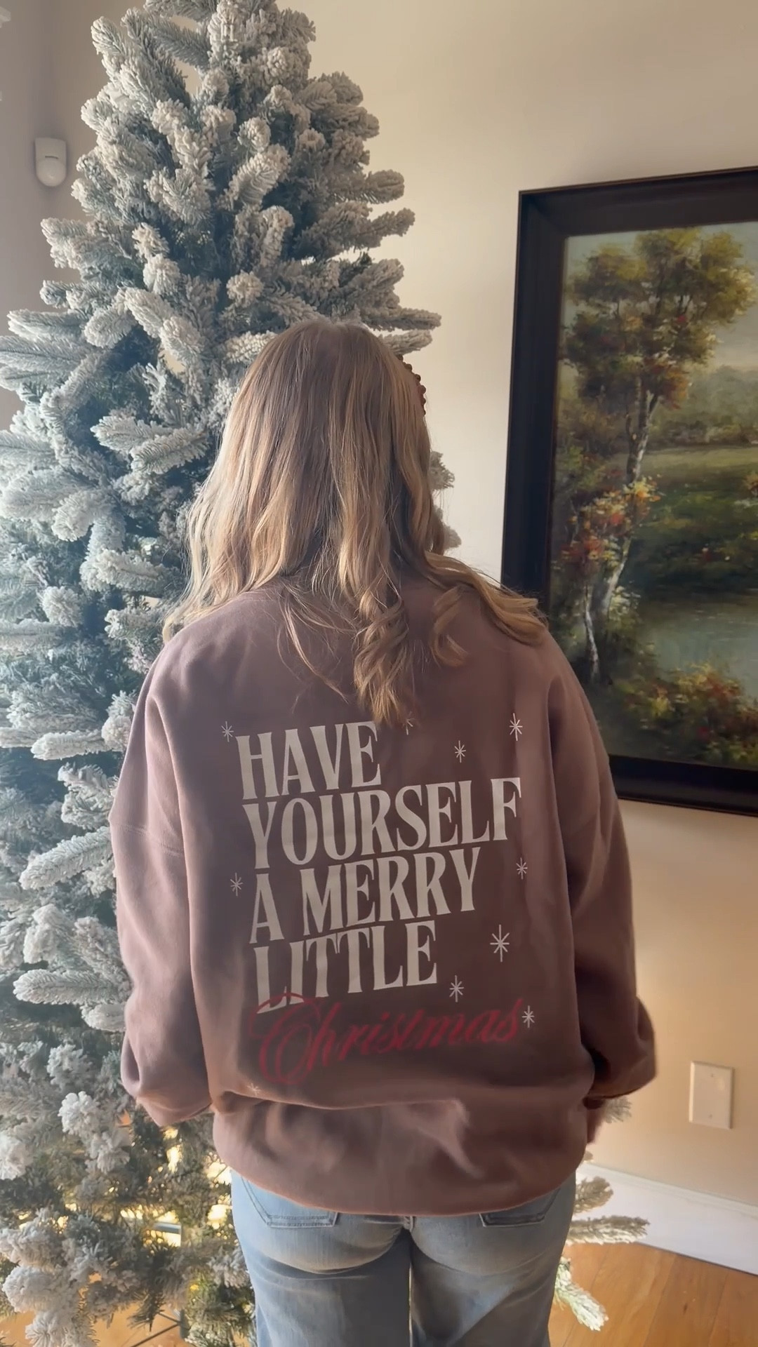 SANTA’S COMING!!!!!! The cutest dang Merry Christmas graphic sweatshirt ever! The back says “have yourself a merry little Christmas” 🎄

#LTKGiftGuide #LTKootd #LTKdayinmylife