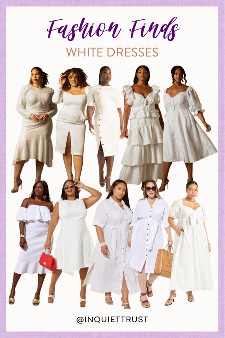 Check out this collection of chic white dresses you can wear this summer!

#formalwear #beachoutfit #weddingguest #outfitinspo #plussize

#LTKwedding #LTKstyletip #LTKFind