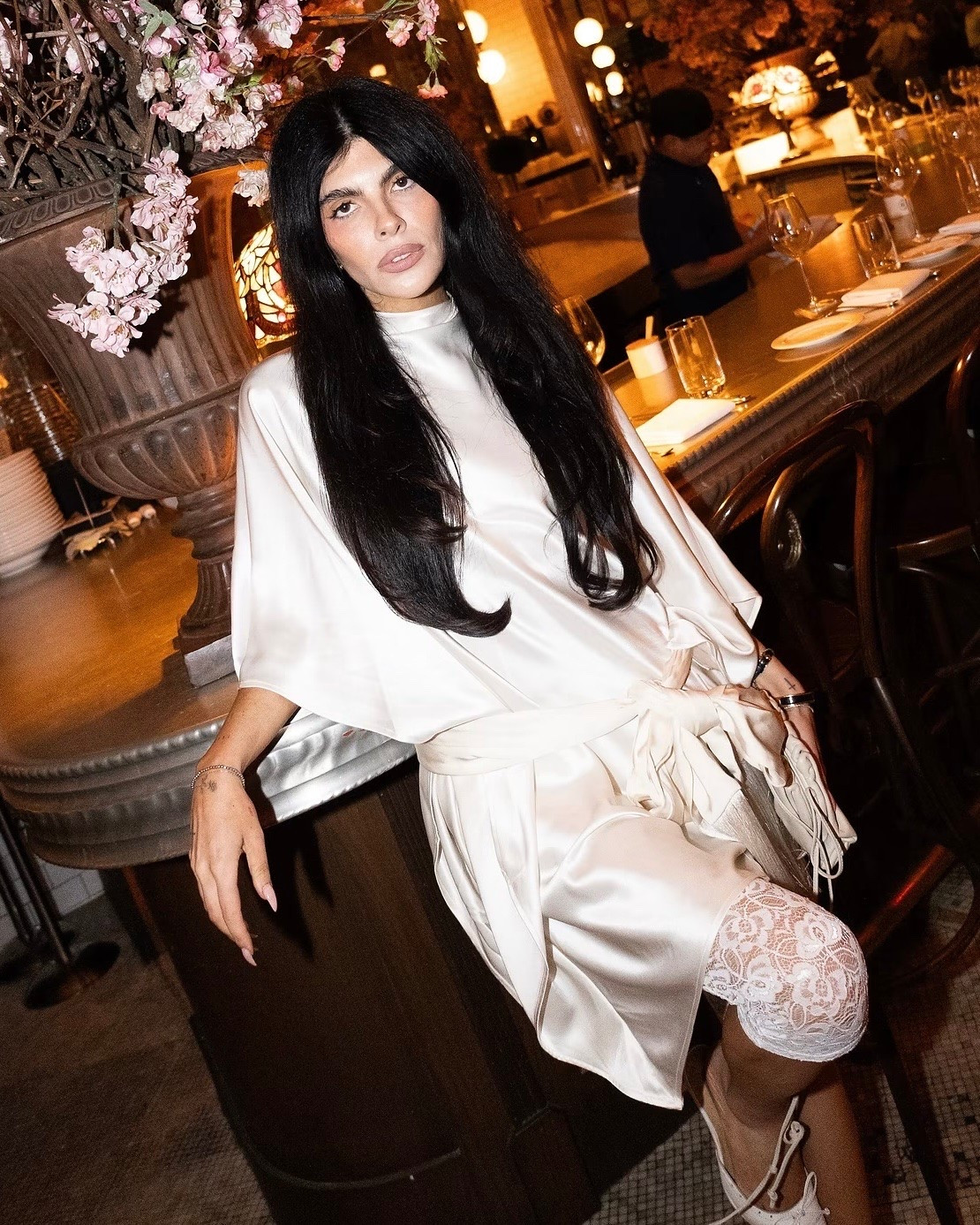 White monochrome outfit #falltransitional #ootn #chicfashion