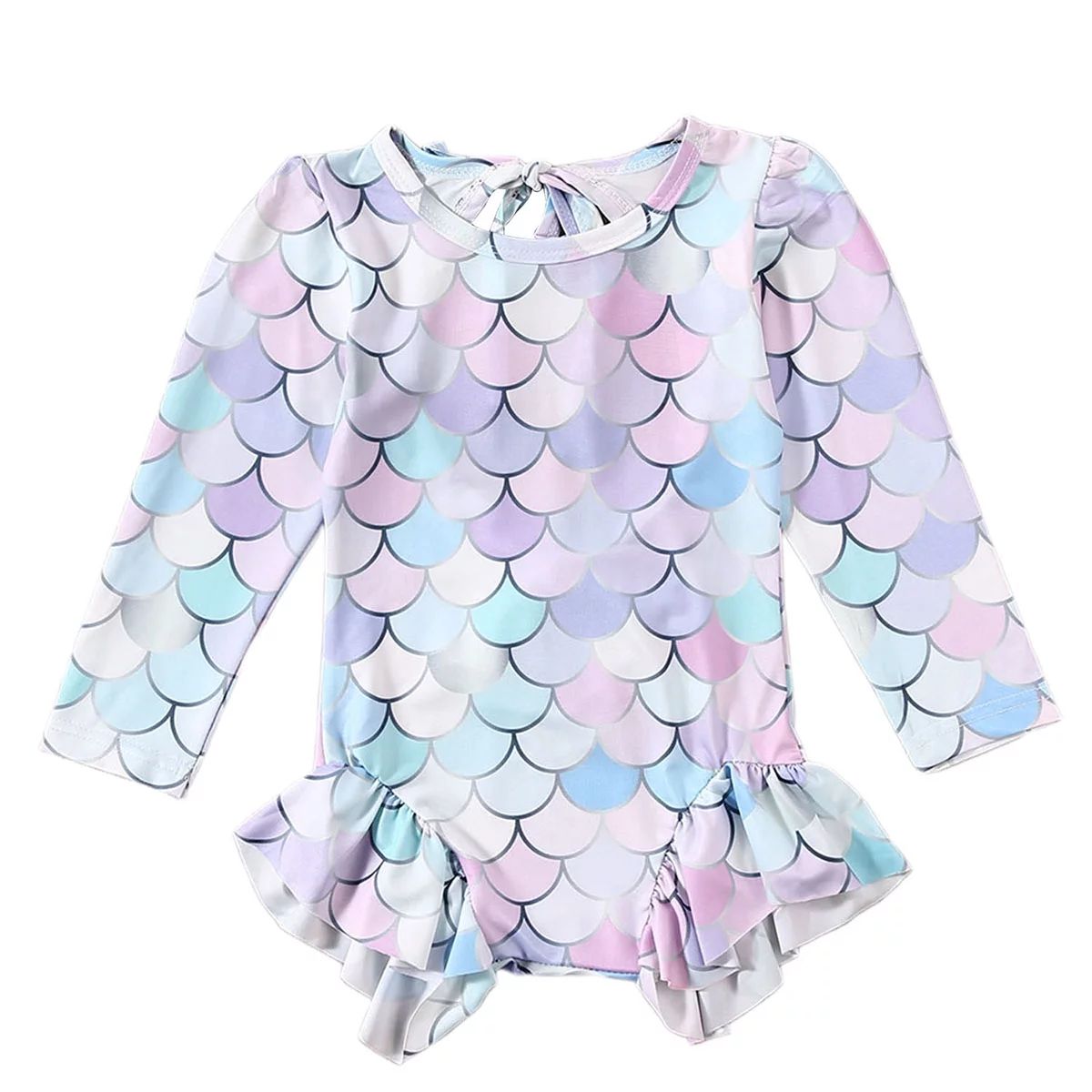 Binwwede Girl Mermaid Swimwear Long SleeveBikini | Walmart (US)