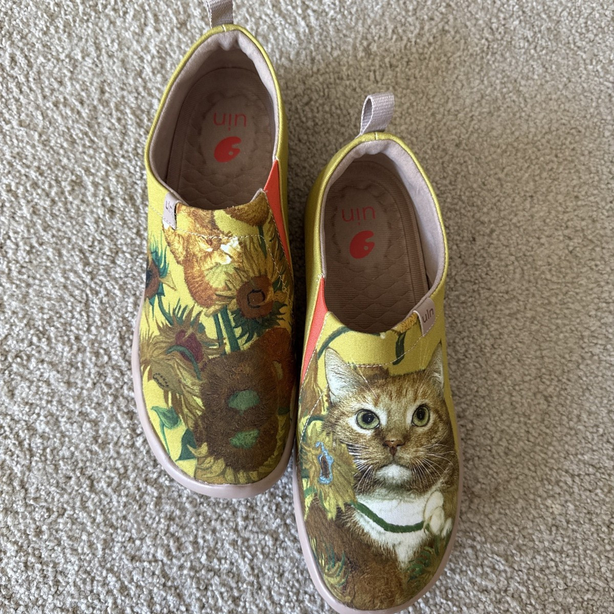 SZ 7.5 UIN woman Walking Travel Shoes Slip On Canvas Casual Loafers Lightweight | eBay US