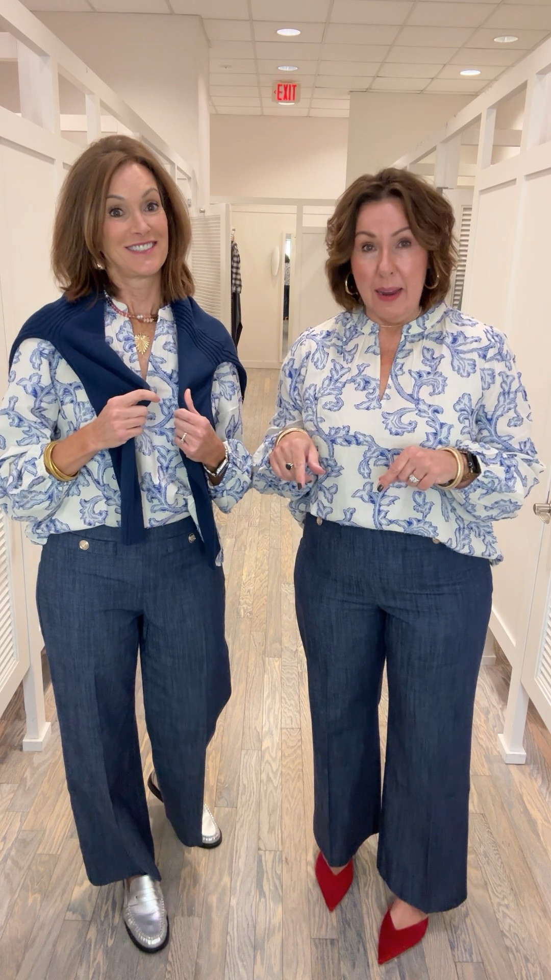Floral Top - M & XL
Denim Pants - 6 & 14

Workwear style 
Teacher style
Business casual 

#LTKWatchNow #LTKStyleTip #LTKWorkwear