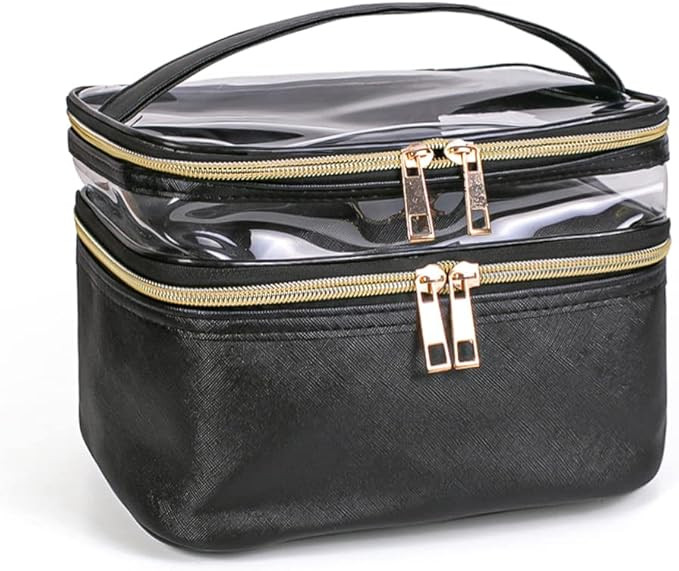 imerelez Travel Makeup Bag Makeup Organizer Bag Cosmetic Bag Makeup Bags for Women Cosmetics Case... | Amazon (US)