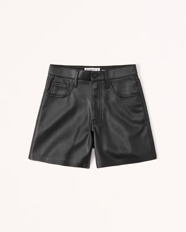 Vegan Leather Dad Short | Abercrombie & Fitch (US)