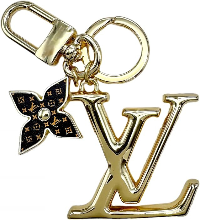 Initiales Bag Charm and Key Holder, Gold-Tone | Amazon (US)