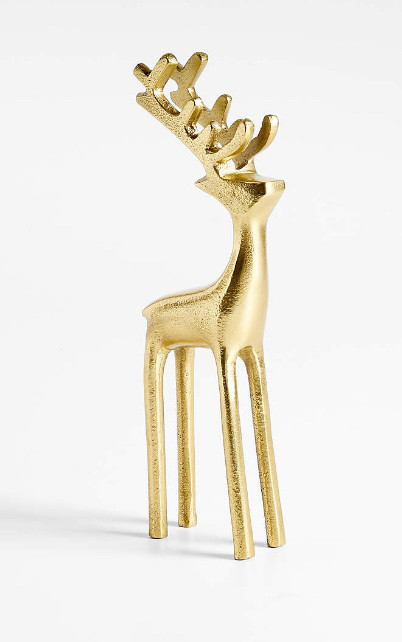 Christmas Decor - 9” brass reindeer, ON SALE! 
#reindeer #crateandbarrel #christmasdecor #salefinds #under20 

#LTKHome #LTKFindsUnder50 #LTKSaleAlert #LTKHoliday