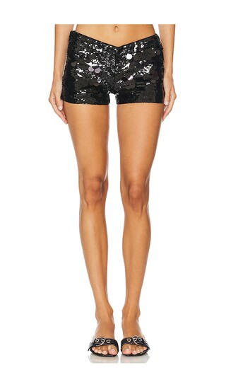 Pailette Short in Black | Revolve Clothing (Global)