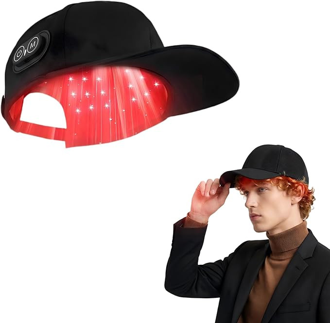Wireless Rechargeable Red Light Therapy for Hair Growth – FDA Cleared Laser Cap for Hair Regrow... | Amazon (US)