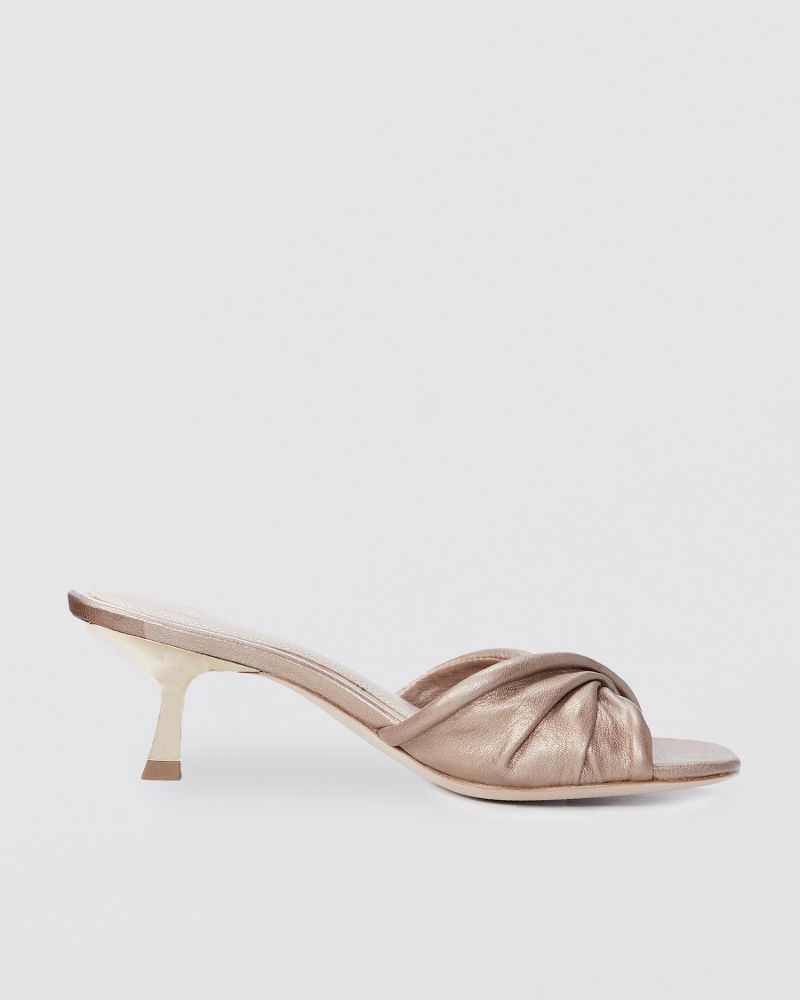 Mia Mule - Bronze Leather | Paige