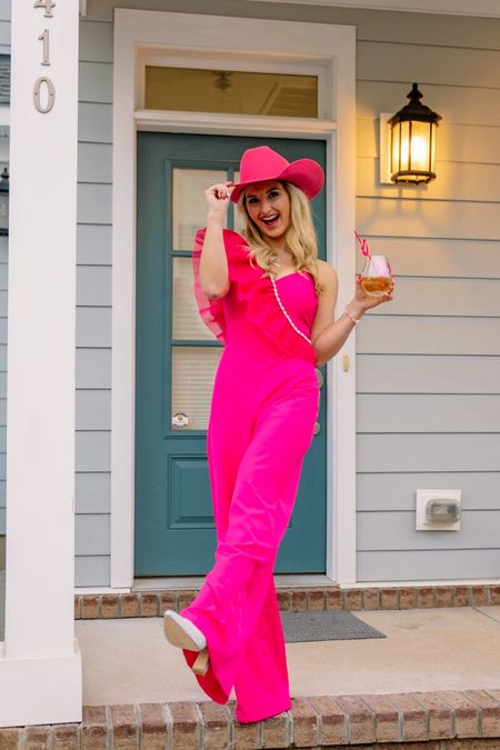 In my Barbie land era 💕🌸🌷🎀💅🏽👱🏼‍♀️ pink jumpsuit is from @shopreddress + linked in LTK!

📸 @04ramon.nava 
@pro.hats @transcendentcommunities @transcendent_stays @hanginaround_vb @freedomforgedco @dollartree 

#rdbabe #valentines #galentines #vday #valentine #valentinesday #happyvalentinesday #pink #pinkaesthetic #pinkcake #ootd #jumper #jumpsuit 

#LTKMostLoved #LTKSeasonal #LTKSpringSale