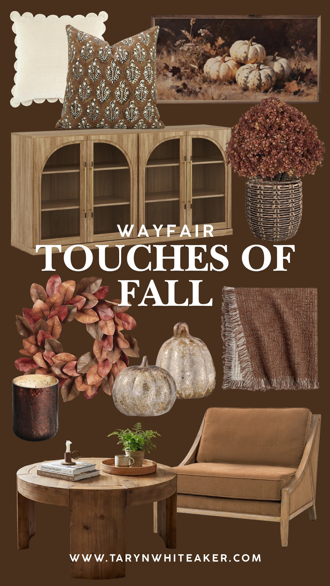 Adding a few touches of fall around the house! Loving these warm Wayfair finds for bringing in those cozy fall colors and textures without going overboard on seasonal decor.

#LTKSeasonal #LTKHome