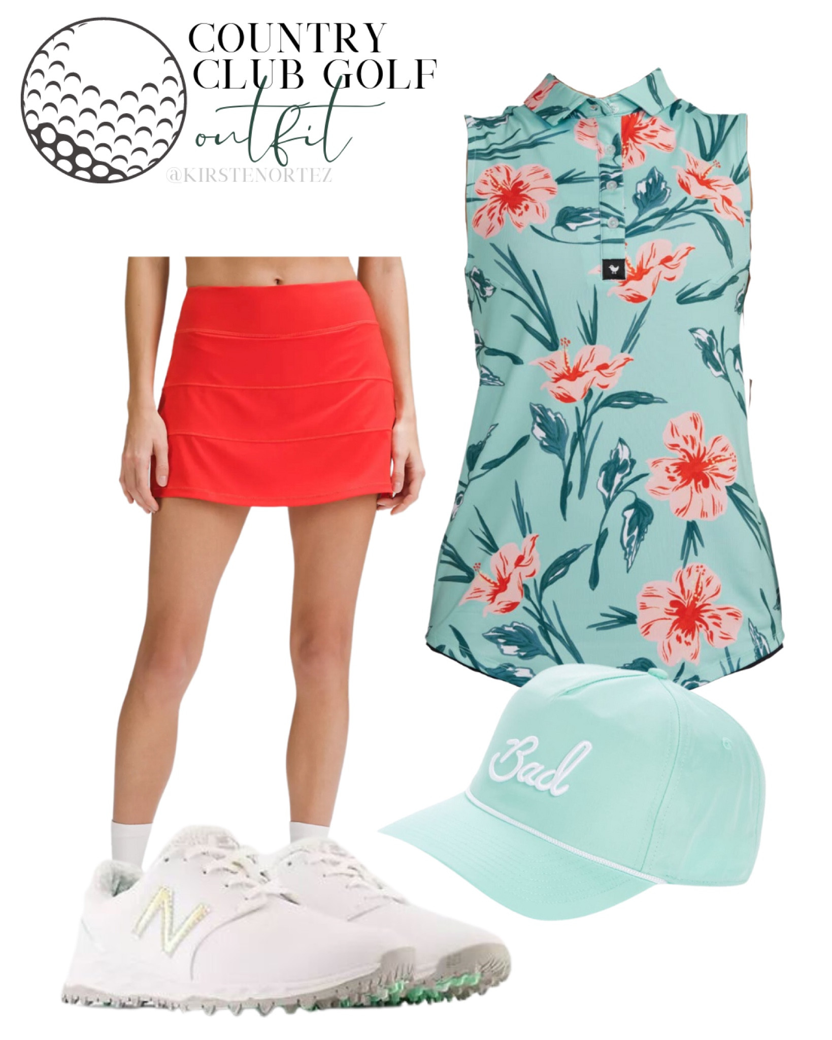 A cute country club appropriate golf outfit!

Golf outfit, summer golf, women’s golf outfit, golf polo, golf skirt, golf skort, golf visor, golf shoes, golf girl

#LTKSeasonal #LTKFitness #LTKunder100