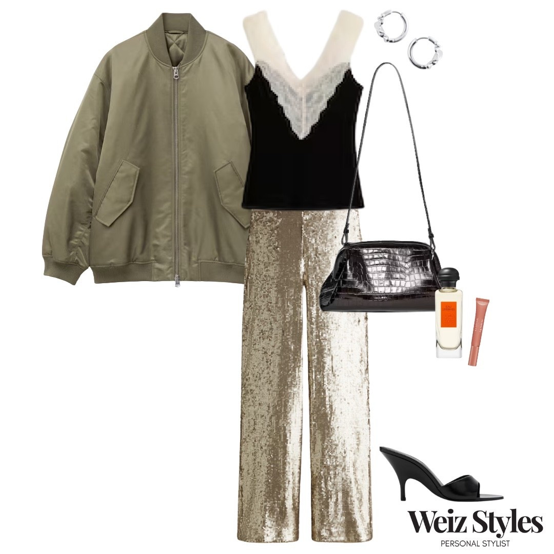 Look 1: Styling gold sequin trousers 3 ways ✨ 

These trousers are more versatile than you think - elevated, easy and totally wearable 💃🏻

Make sure you come back tomorrow for your daily @weizstyles fashion fix! 🎉

Louise x

#LTKwinter #LTKpartywear #LTKfestive