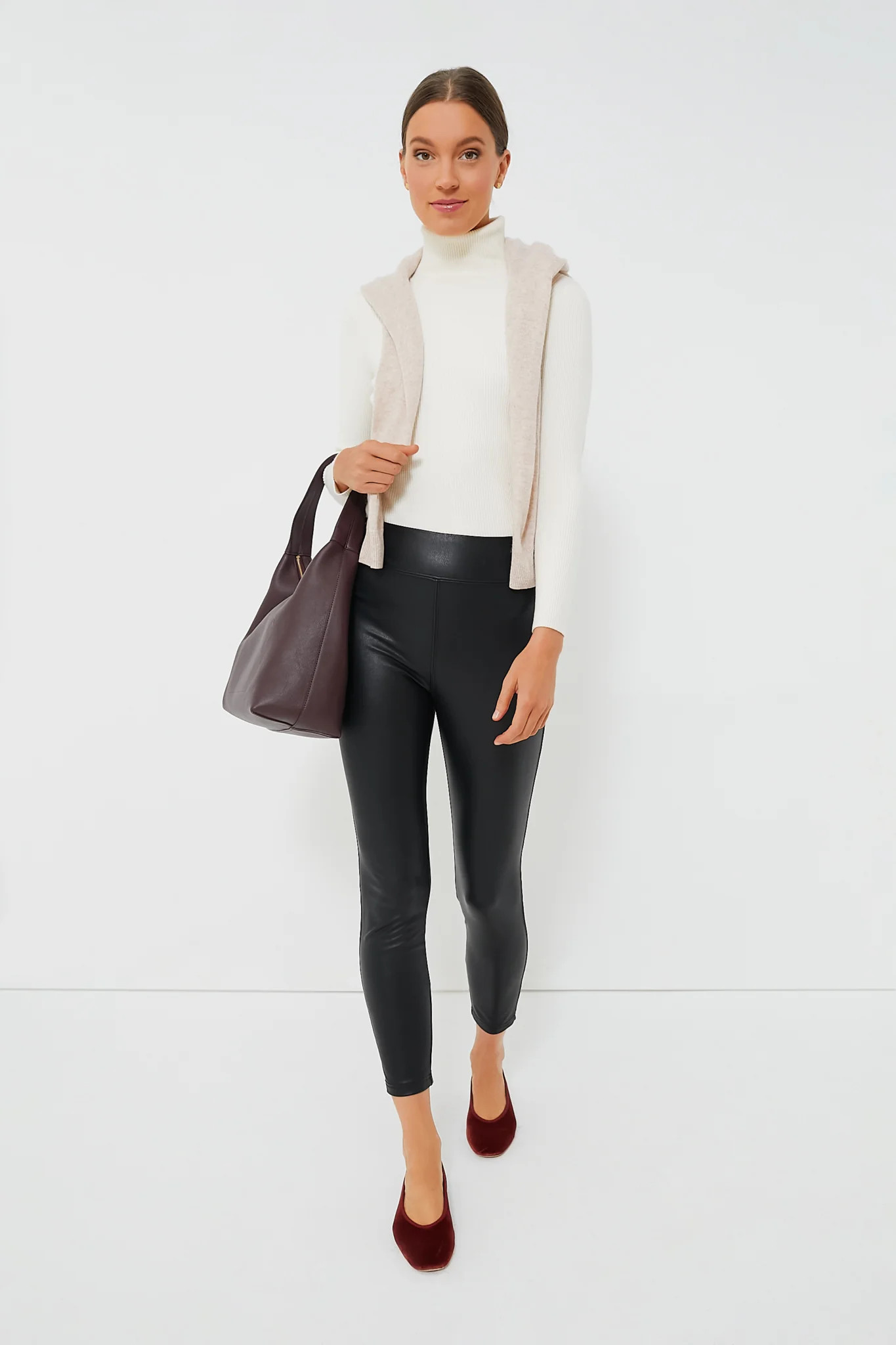 Black Leather Leggings | Tuckernuck (US)