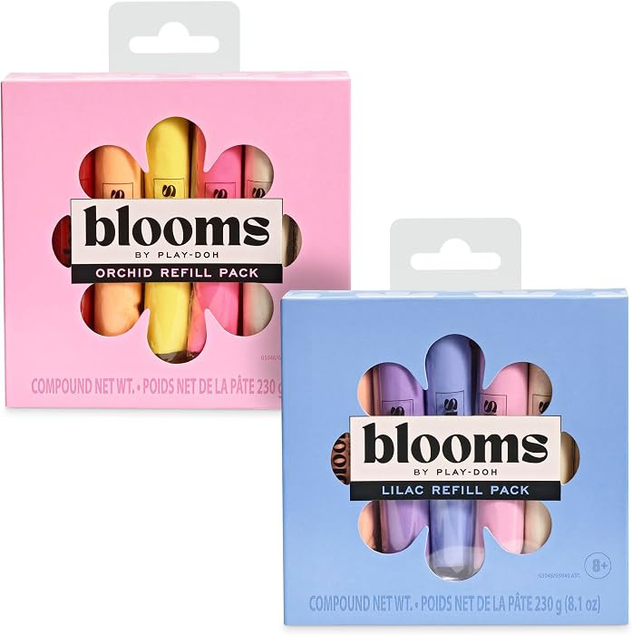 Play-Doh Blooms Color Refill Lilac & Orchid 12-Pack Bundle | Amazon (US)