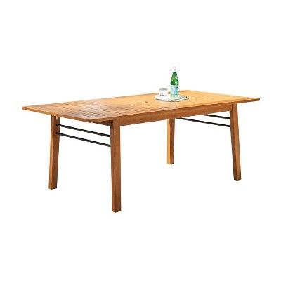 Gloucester Contemporary Wood Rectangle Patio Dining Table - Vifah | Target