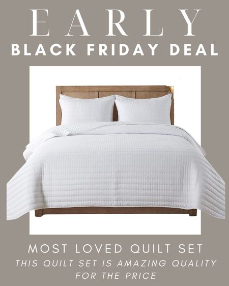 Early Black Friday bedding deal! This Amazon quilt set is a most loved item and such a great deal today! Refresh the bedroom with this set. 

Bedding, quilt set, quilt, bedroom, white quilt, home decor, bedroom style, primary bedroom bedding, Amazon find, early Black Friday deals, Amazon home

#LTKsalealert #LTKCyberWeek #LTKhome
