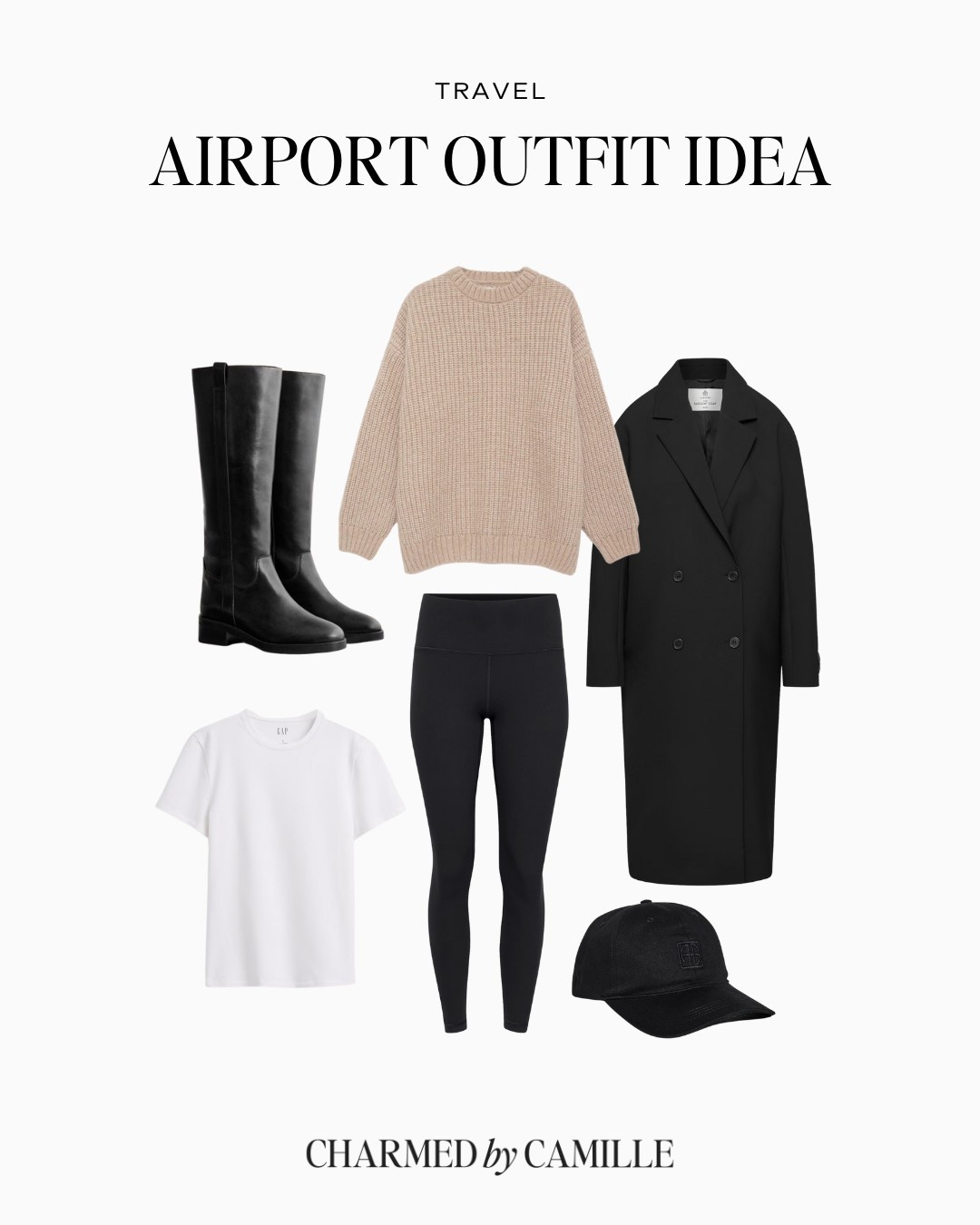 Airport outfit idea for colder climates! This wool coat is my favorite for fall & winter, fits slight oversized by true to size

#LTKTravel #LTKSeasonal