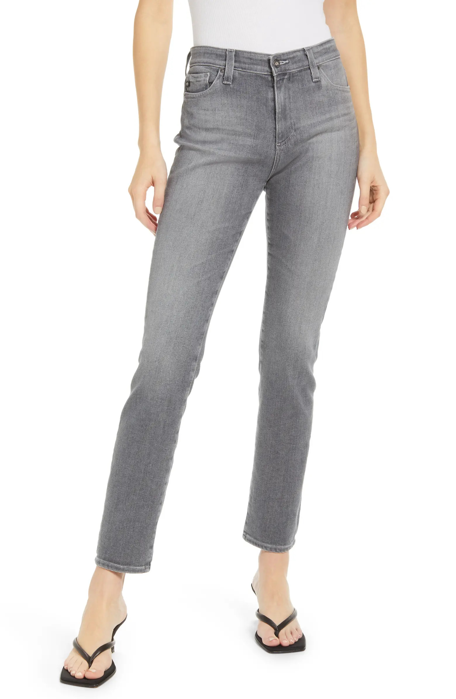 Mari High Waist Slim Straight Leg Jeans | Nordstrom