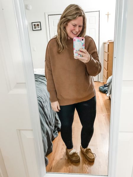 Cozy snow day outfit ❄️🤍

I love my LL Bean moccasins!  They’re a little bit on the expensive side but so worth it.  The quality is amazing! 

#LTKcurves #LTKunder50 #LTKSeasonal