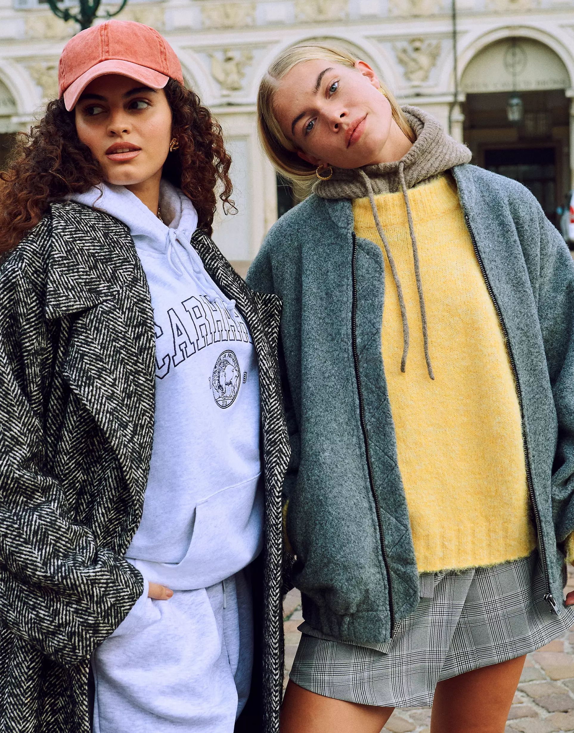 ASOS DESIGN brushed bomber jacket in charcoal | ASOS (Global)