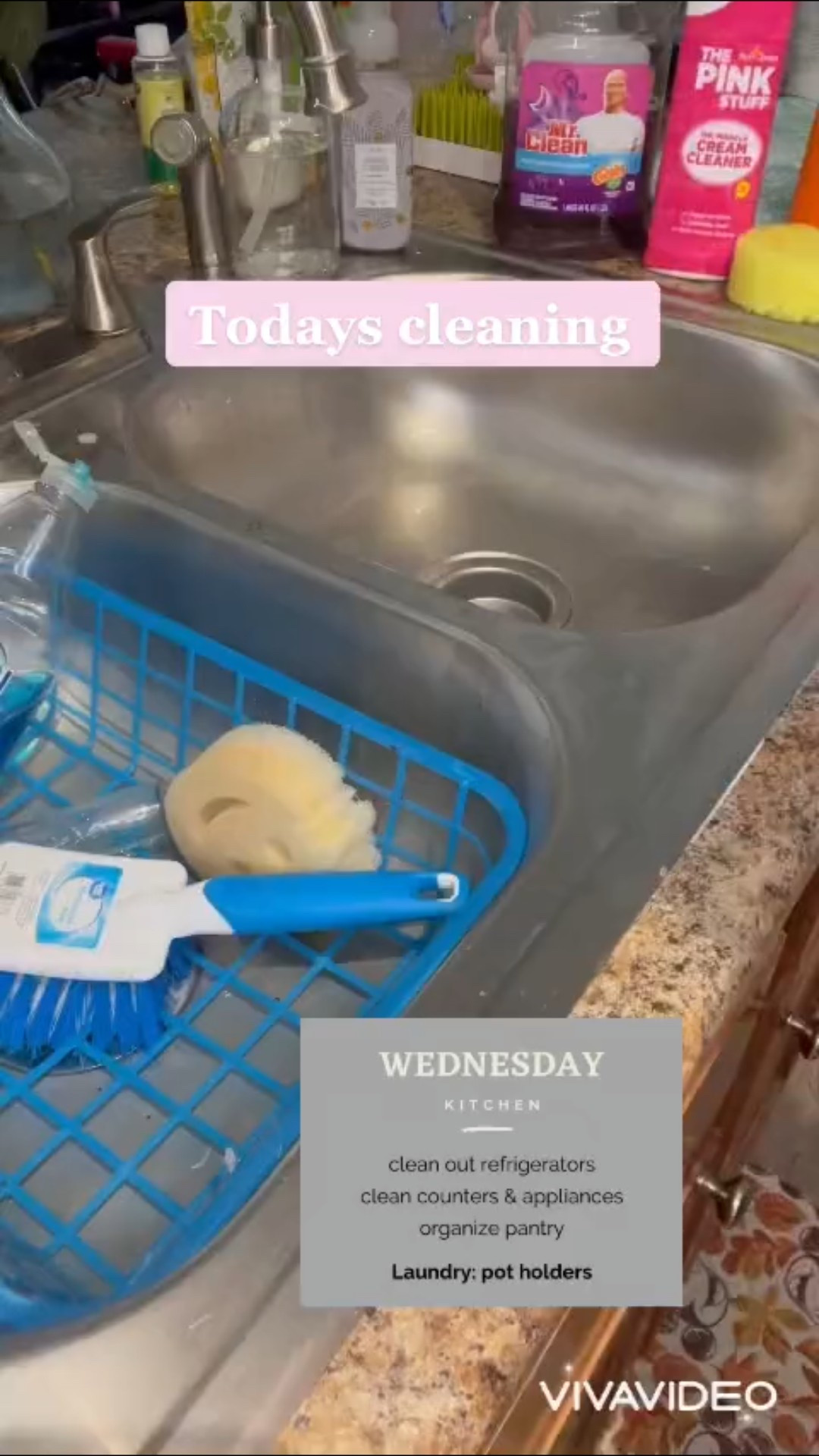 ✨🧽 Wednesday Kitchen Clean Day 🧽✨
Every Wednesday is my deep kitchen refresh, and it seriously makes the rest of the week feel so much lighter. Today’s focus: cleaning out the fridge, wiping down the counters, scrubbing the sink, and resetting the whole space so it feels fresh and functional.
My secret weapon: the pink paste — it gets everything out of my sink and leaves it looking brand new. I also add a splash of Mr. Clean multipurpose cleaner for that extra shine and the best fresh aroma while I clean. It’s a whole vibe. ✨
Here are 3 quick kitchen-clean tips that always help:
1️⃣ Clean the fridge before grocery shopping — it helps you see what you actually need and prevents food waste.
2️⃣ Use a microfiber cloth on stainless steel for streak-free shine.
3️⃣ Do a nightly counter reset — even just 5 minutes makes mornings feel calmer.
If you're looking for cleaning inspo, kitchen reset ideas, or my go-to cleaning essentials, everything I use is linked below. 🧼✨


#LTKmorningroutine #LTKHome #LTKmomlife