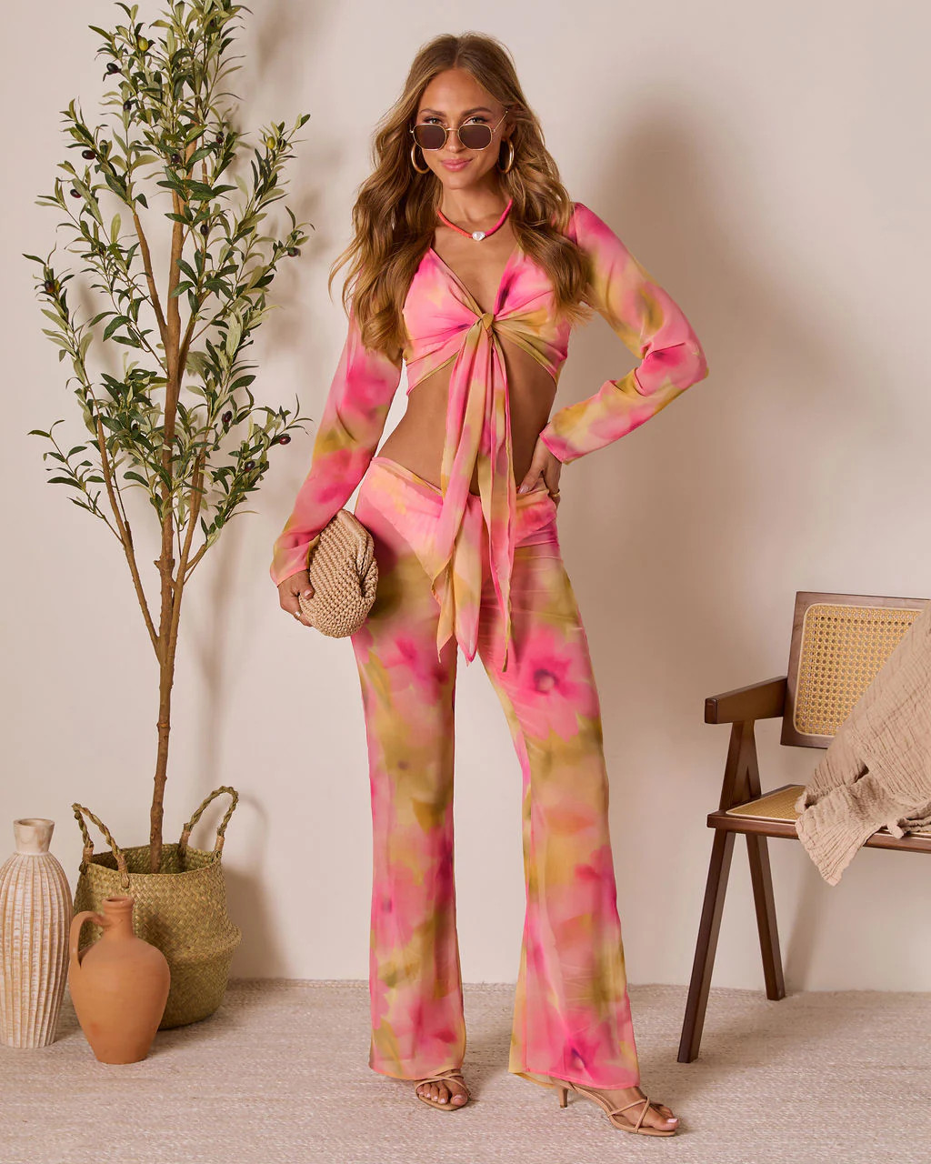 Rosiana Front Tie Cover Up Top | VICI