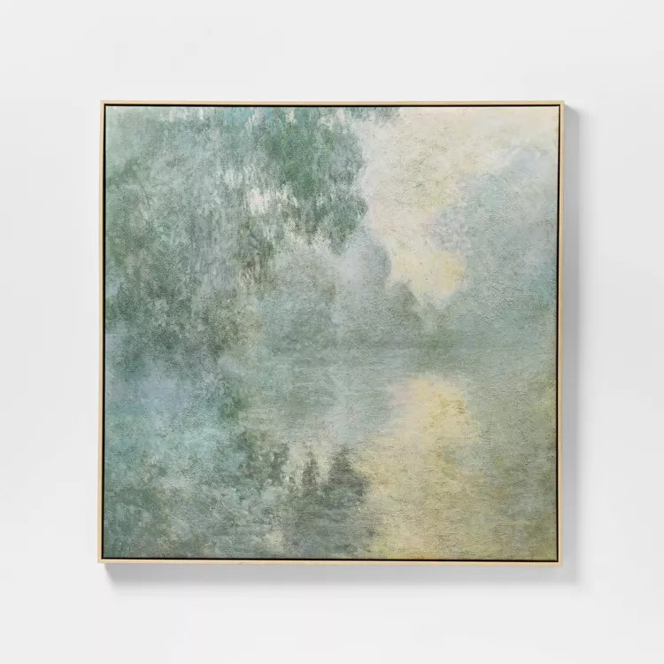 36"x36" Blurry Landscape Framed Wall Art - Threshold™ designed with Studio McGee | Target