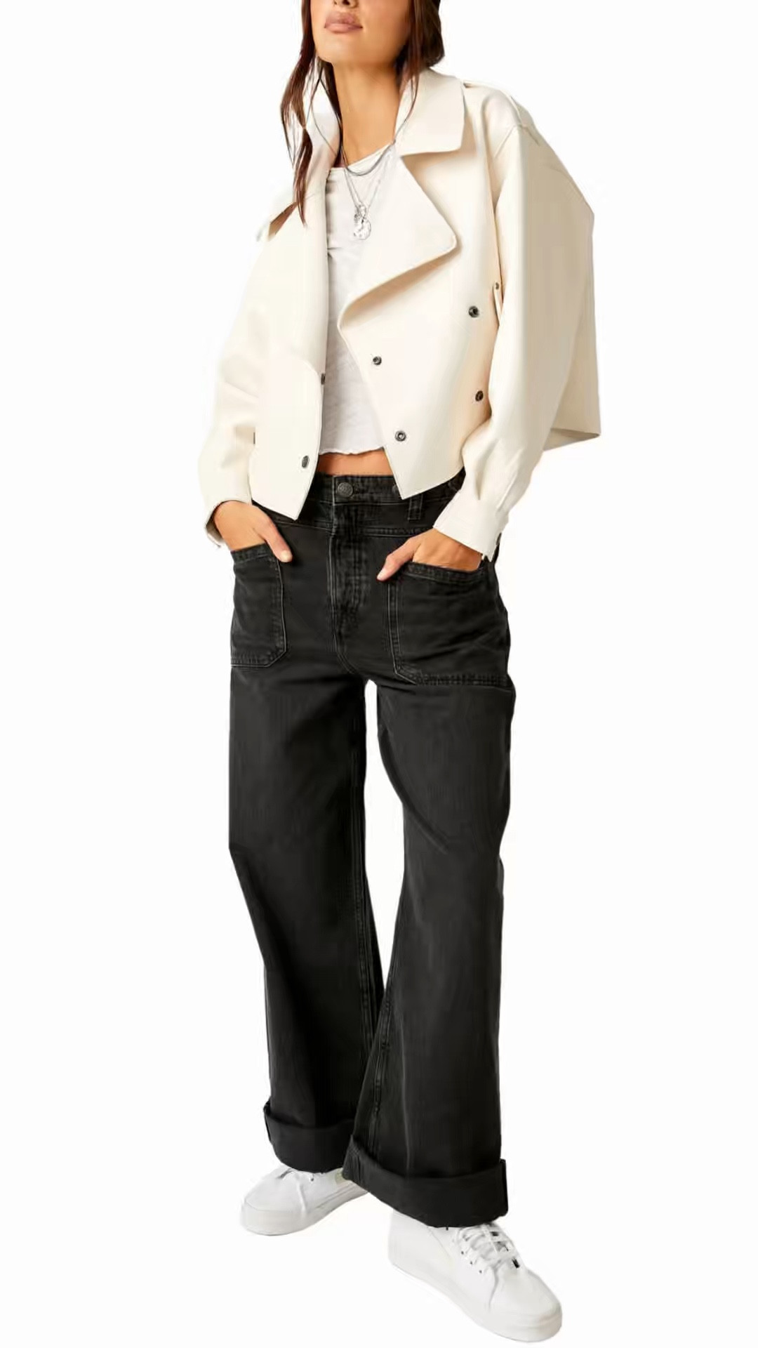 Cuffed Baggy Jeans
Free People 
🔗https://bit.ly/RBHOUSEWIFE

Too soon to buy? Love ‘❤️’ this post in my shop to get a price drop notification.

#LTKSaleAlert #LTKootd