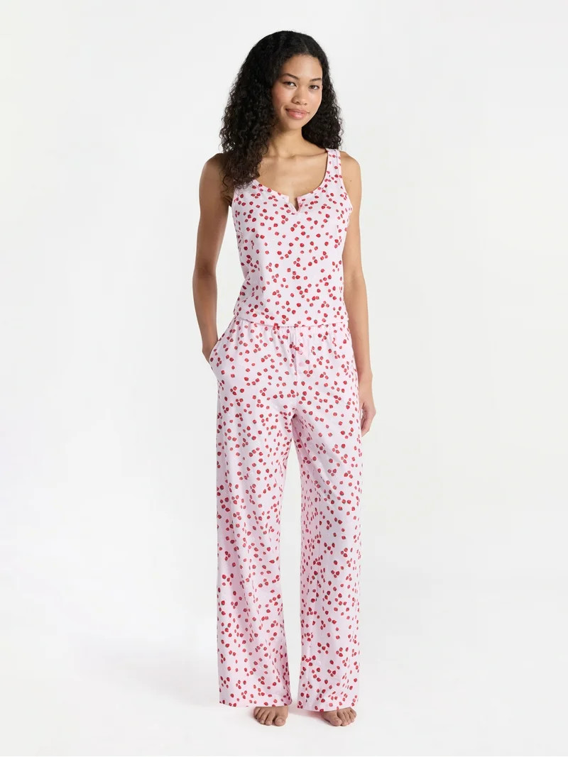 No Boundaries Sleepwear Brami and Pants Set, 2-Piece Women’s | Walmart (US)