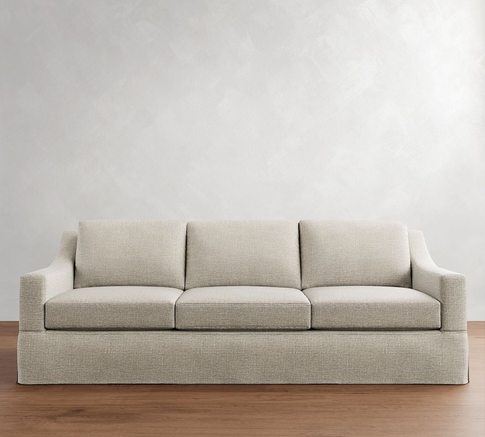York Slope Arm Slipcovered Sofa (60"-108") | Pottery Barn (US)