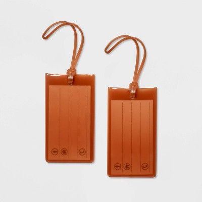 2pk Jelly Luggage Tag - Open Story™ | Target