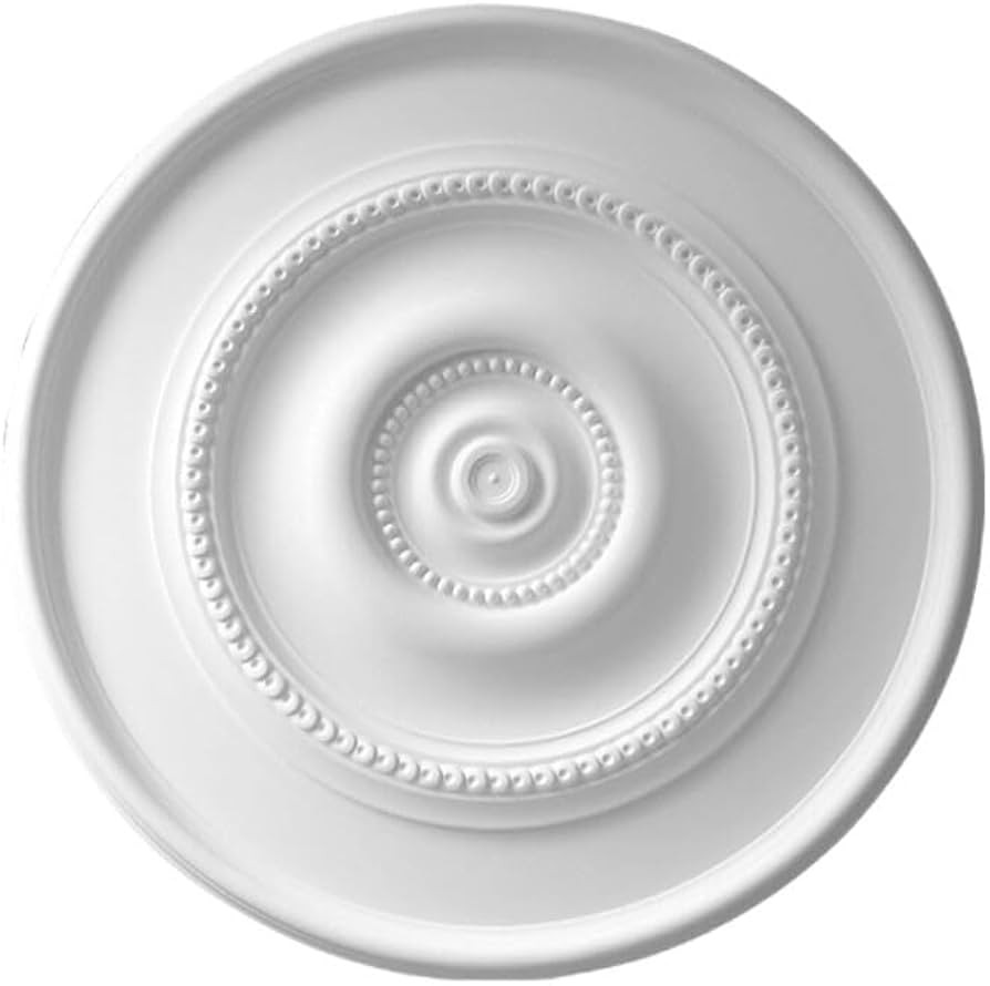 30 inch x 2-3/8 inch Running Rosette and Dots Polyurethane Ceiling Medallion Single Pack | Amazon (US)
