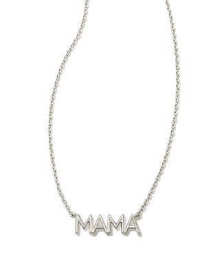 Mama 18k Gold Vermeil Sparkle Pendant Necklace in White Topaz | Kendra Scott | Kendra Scott