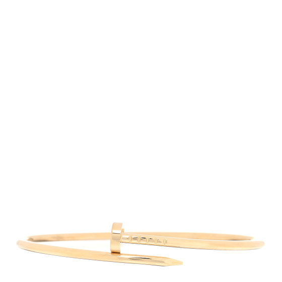 18K Yellow Gold Small Juste Un Clou Bracelet 17 | FASHIONPHILE (US)