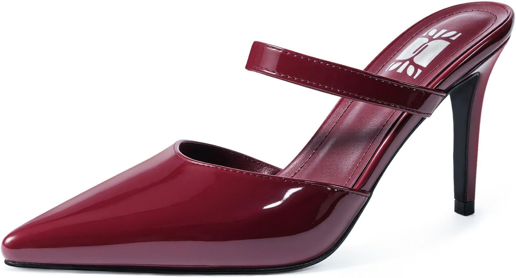 WIRALOMI Heeled Sandals for Women Pumps Closed Pointed Toe Heels Mule Heels Slip On Wedding Party... | Amazon (US)