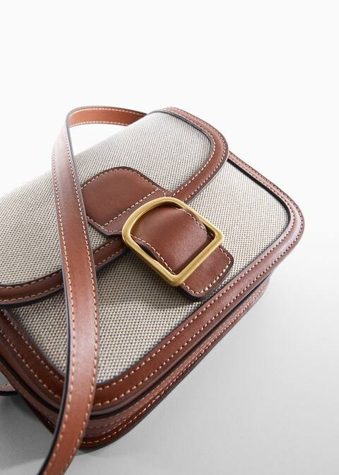 Contrast cross-body bag | MANGO (US)