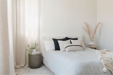  Modern coastal bedroom design. We added lots of textures and kept the colors neutral for a minimal yet cozy bedroom. 

#neutraldecor #neutralbedroom #guestbedroom


#LTKunder100 #LTKhome